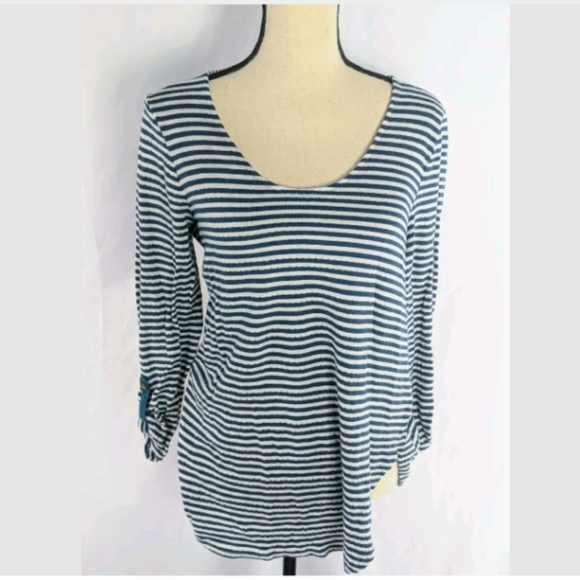 Anthropologie Tops - 🌺Anthropologie Akemi + Kim Hi/Low Striped top, S
